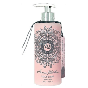 Vivian Gray Aroma Selection Lotus & Rose luxury liquid soap with 400 ml dispenser