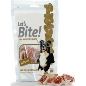 Brit Lets Bite Cod and chicken roll supplementary food for dogs 80 g