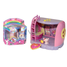 EP Line JewelPet Gemstone House with Figure 1 piece, various types, recommended age 3+