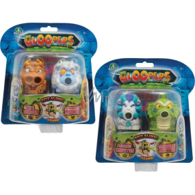 EP Line Gloopers creepy monster rubber figure with slime jar 2 pieces different types, recommended age 6+