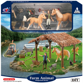 EP Line Model Series Animal World River playset with animals and figures, recommended age 3+