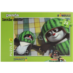 EP Line Puzzle Mole and Panda with watermelon 24 pieces, recommended age 4+
