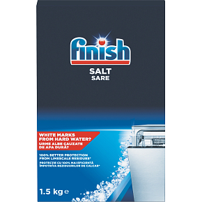 Finish dishwasher salt, 1.5 kg