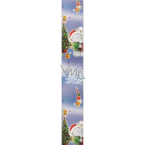 Ditipo Gift wrapping paper 70 x 200 cm Christmas blue Elephants 2013900