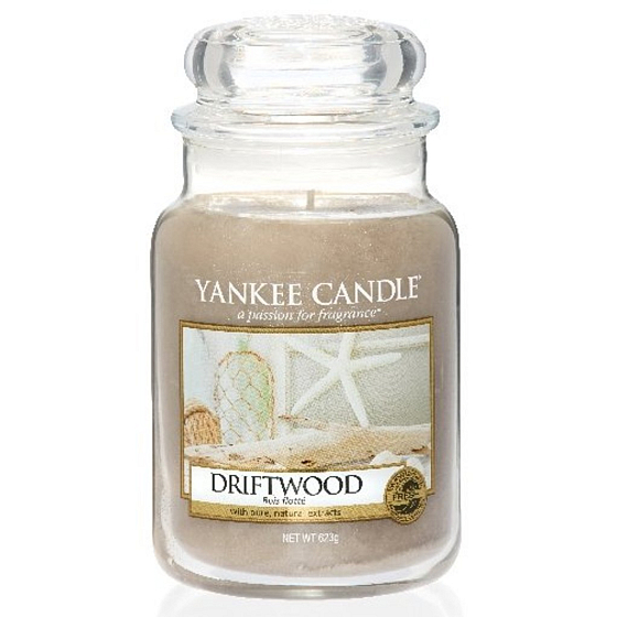 Yankee Candle Driftwood - Driftwood Classic Scented Candle Large Glass 623 g