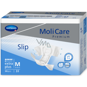 MoliCare Premium Extra Plus M 90-120 cm 6 drops adhesive diapers for severe incontinence 30 pieces