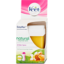 Veet Easy Wax Natural Inspirations Tiare Flower wax filling for electric depilation set for all skin types 50 ml