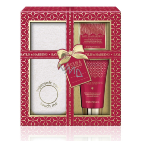 Baylis & Harding Fig and Pomegranate foot milk with vitamins A, B, C 50 ml + crystals for foot bath 25 g + super-soft socks, cosmetic set