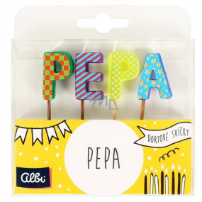 Albi Cake candles name - Pepa, 2.5 cm