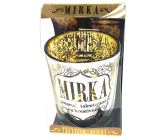 Albi Shimmering glass candlestick and MIRKA tea candle, 7 cm