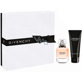 Givenchy L Interdit perfumed water for women 50 ml + body lotion 75 ml, gift set