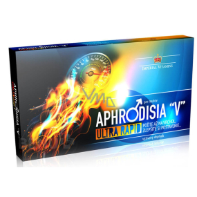 Aphrodisia V Ultra Rapid for men to improve erection and increase sexual desire and performance, dietary supplement 10 capsules
