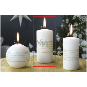 Lima Exclusive candle gold cylinder 60 x 120 mm 1 piece