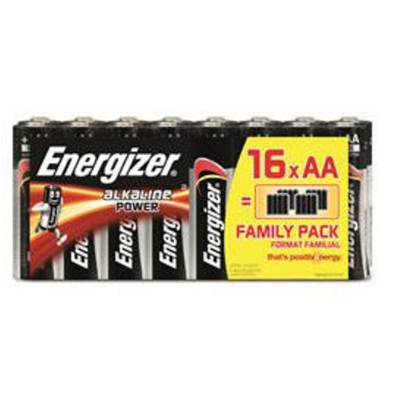 Energizer AA / LR6 1.5V Alkaline Power batteries 16 pcs