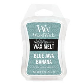 WoodWick Blue Java Banana - Hawaiian banana Artisan fragrant wax for aroma lamp 22.7 g