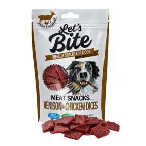 Brit Lets Bite Game squares and chicken supplementary food for dogs 80 g