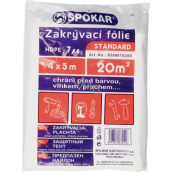 Spokar Standard Covering Foil HDPE, 7 µ, 20 m, 4 × 5 m