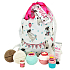 Bomb Cosmetics Pugs & Kisses My Bag gift backpack effervescent shower tablet 2 x 95 g + bath stick 1 x 50 g + effervescent ballistic bath 2 x 160 g + hand cream 25 ml + lip balm 4.5 g, cosmetic set