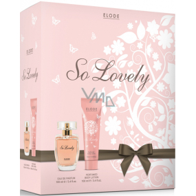 Elode So Lovely eau de parfum for women 100 ml + body lotion 200 ml, gift set for women