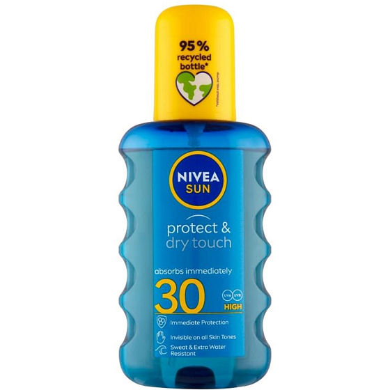 Nivea Sun Protect & Dry Touch OF30 Invisible Spray Sunscreen 200 ml