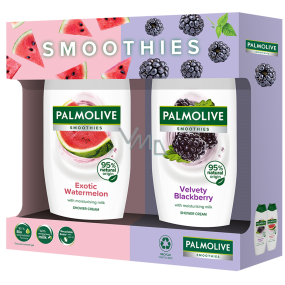 Palmolive Smoothies Exotic Watermelon shower cream 500 ml + Velvety Blackberry shower cream 500 ml, cosmetic set for women
