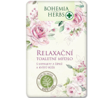 Bohemia Gifts Rosehip and rose relaxing toilet soap with glycerine 100 g