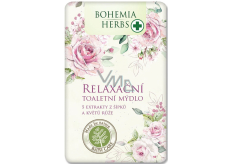 Bohemia Gifts Rosehip and rose relaxing toilet soap with glycerine 100 g