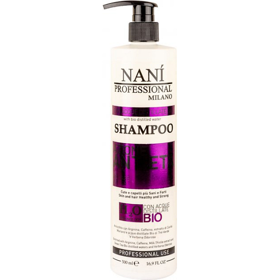 Naní Professional Milano shampoo for the restoration of damaged hair 500 ml