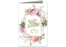Nekupto Wedding greeting card For your wedding 115 x 170 mm