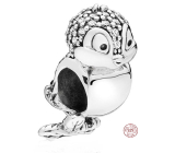 Charm Sterling silver 925 Disney Snow White bird, bead for bracelet, animal