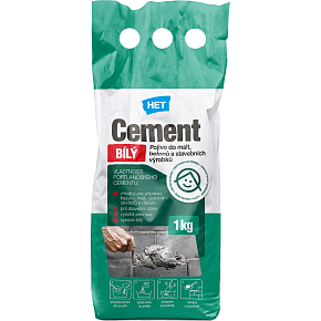 White cement for making mortars and concretes, 1 kg