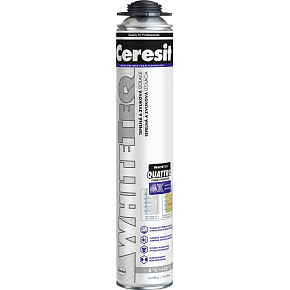 Ceresit White Teq pistol-mounted PU foam, 750 ml
