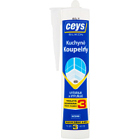 Ceys Kitchen and Bathrooms Silicone, White, 280 ml