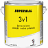 Supermal 3v1 S2177 0240 medium brown top synthetic paint for metals, 2.5 l