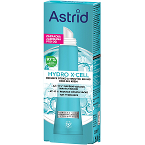 Astrid Eye Gel Hydro X-Cell Against Puffiness and Dark Circles, 15 ml