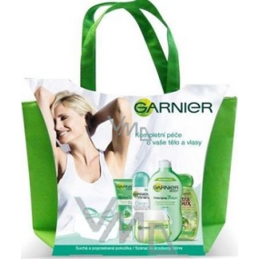 Garnier Body and hair care cream + deo + shampoo + hand cream + milk + bag, cosmetic set