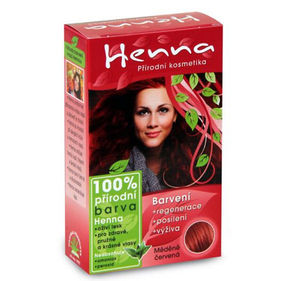 Henna Natural Hair Dye Copper Red 123 Powder 33 g