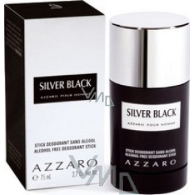 Azzaro Silver Black deodorant stick for men 75 ml