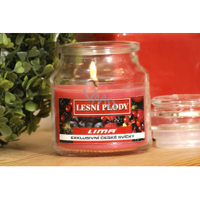 Lima Aroma Dreams Forest fruits aromatic candle glass with lid 120 g
