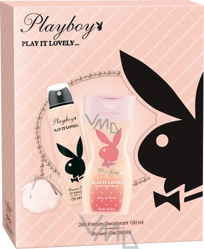 Playboy Play It Lovely deodorant spray 150 ml shower gel 250 ml cosmetic set