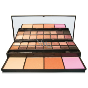 Be Chic! Travel Makeup Kit palette of 16 eye shadows and 4 blushes