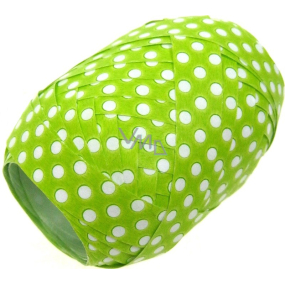 Nekupto Ball Luxury green with white polka dot 10 m