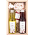 Bohemia Gifts Wine Spa Wine cosmetics Grape oil and vine extract shower gel 200 ml + hair shampoo 200 ml + soap 30 g + bath salt in a bag 150 g, cosmetic set