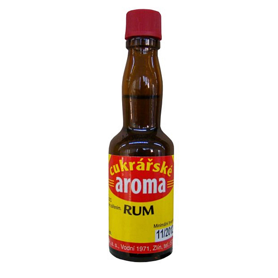 Aroma Rum Alcohol Flavoring for Pastries, Beverages, Ice Cream, and Confectionery Products 50 ml