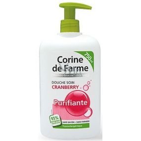 Corine de Farme Cranberry shower gel with dispenser 750 ml