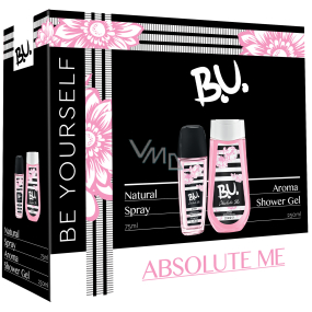 BU Absolute Me perfumed deodorant glass for women 75 ml + shower gel 250 ml, cosmetic set