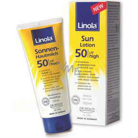 Linola Sun Lotion SPF50 suntan lotion for sensitive and eczema-prone skin 100 ml