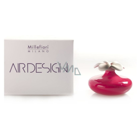 Millefiori Milano Air Design Diffuser Flower Container for Scenting Fragrance Using Porous Top Small Red