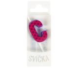 Albi Cake Candle Single - Letter C, 2.5 cm