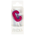 Albi Cake Candle Single - Letter C, 2.5 cm